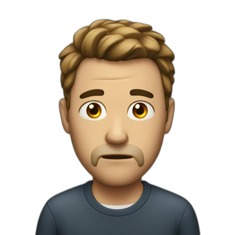 guilty man emoji
