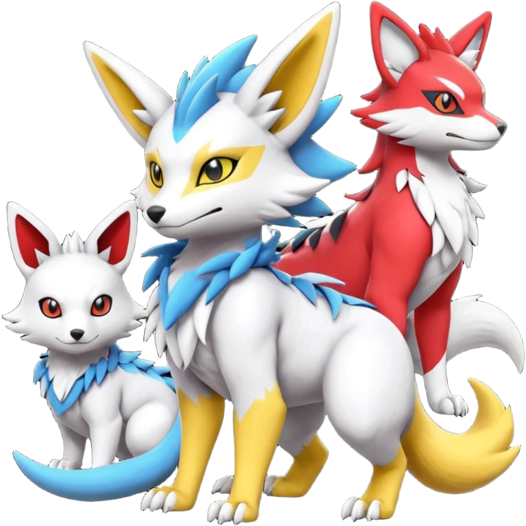 Trico-Zeraora-Renamon-Sergal-Nargacuga-Litten-Zangoose-fusion emoji