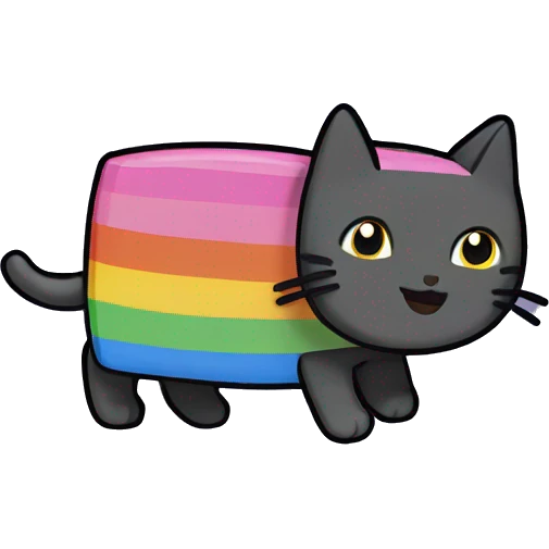 Nyan cat emoji