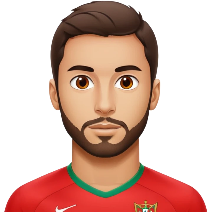 Rafa Silva, Portuguese footballer in red jersey emoji