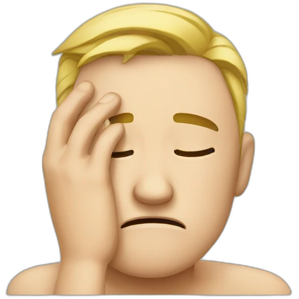Facepalm emoji