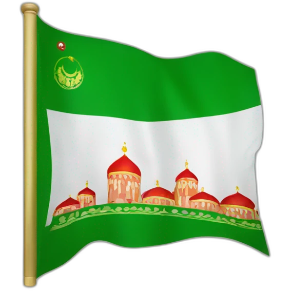 Drapeau de grozny emoji
