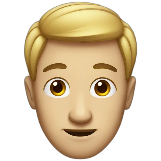 man with big nose emoji