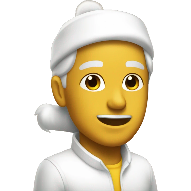 Navidad dorado y blanco  emoji