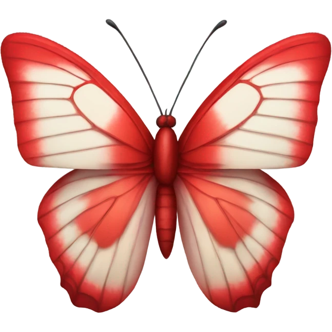 Red butterfly emoji
