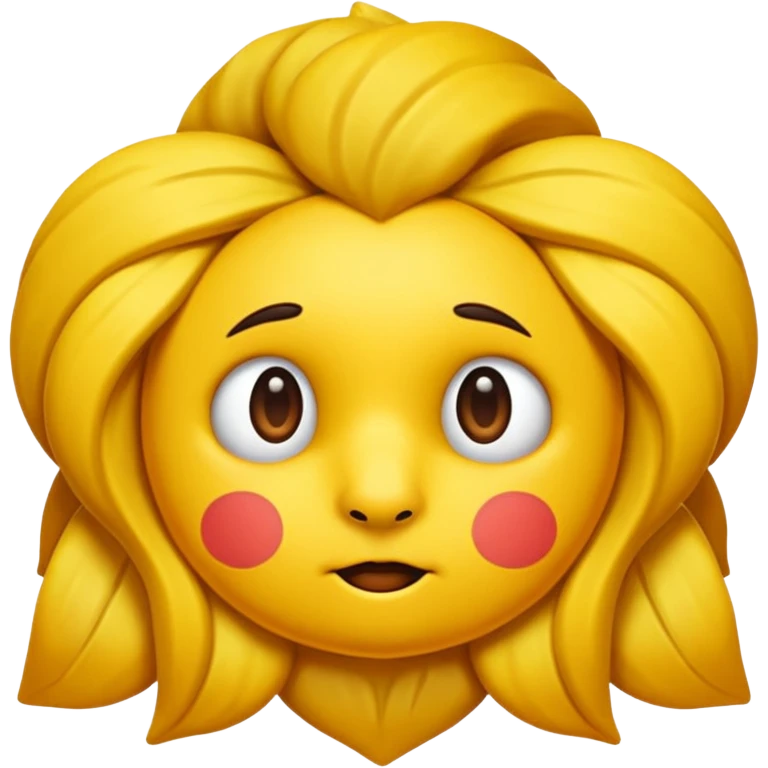 Emoji perempuan sedang remas payudara dan reaksi muka kesedapan emoji