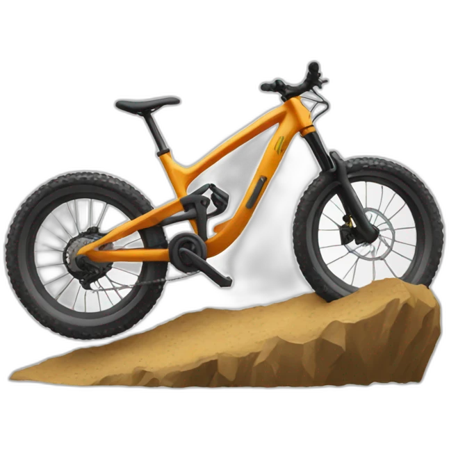 Dirt jump mountain bike emoji