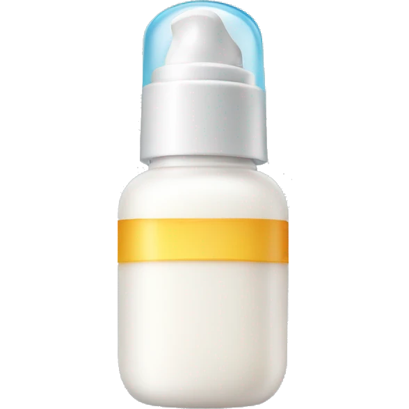 little facial sunscreen bottle emoji