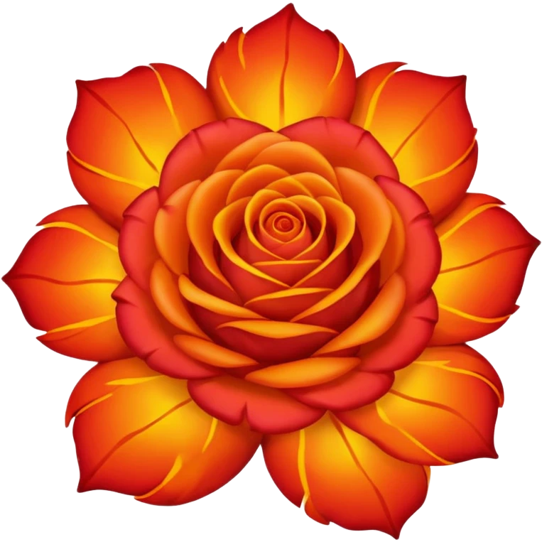 fire rose emoji