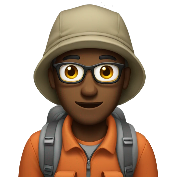 backpacker emoji