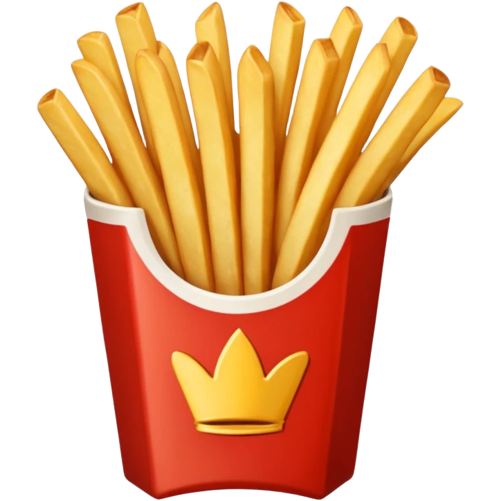 Porzione di patatine media emoji