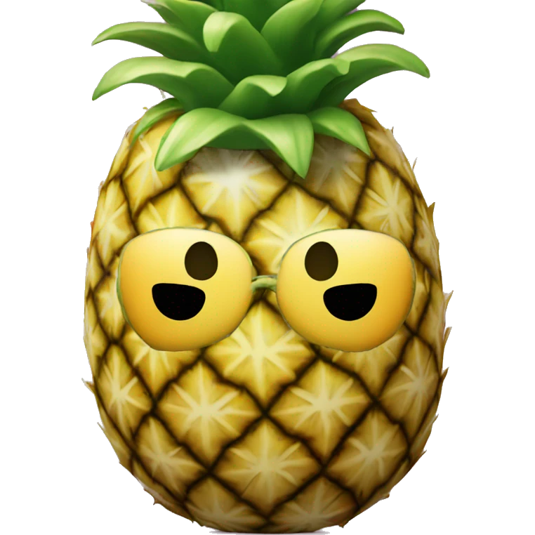 Pineapple Malibu emoji
