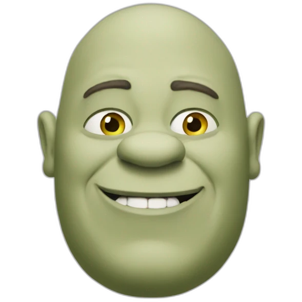 white-shrek emoji
