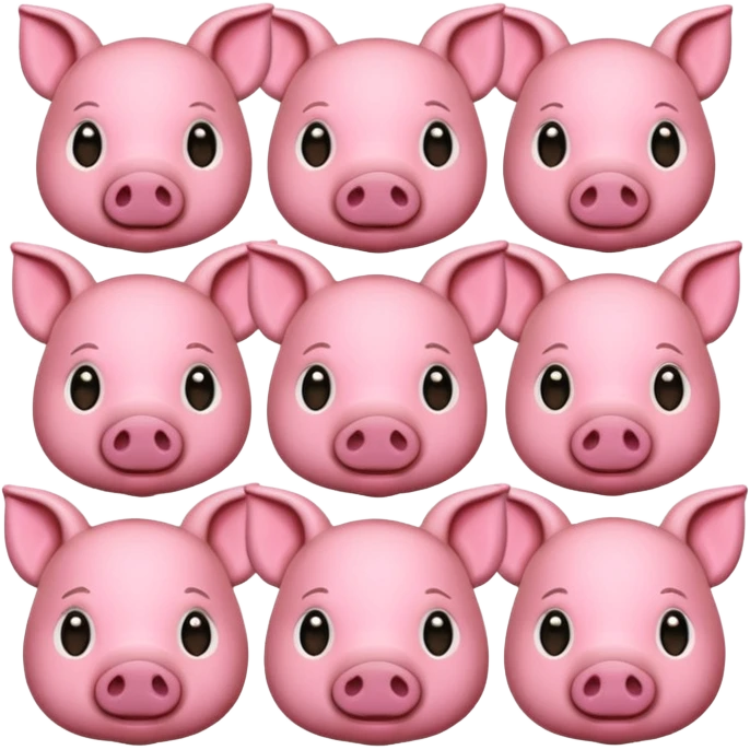six pigs emoji