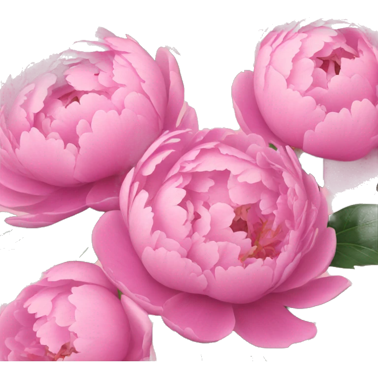 Pink Peonies  emoji