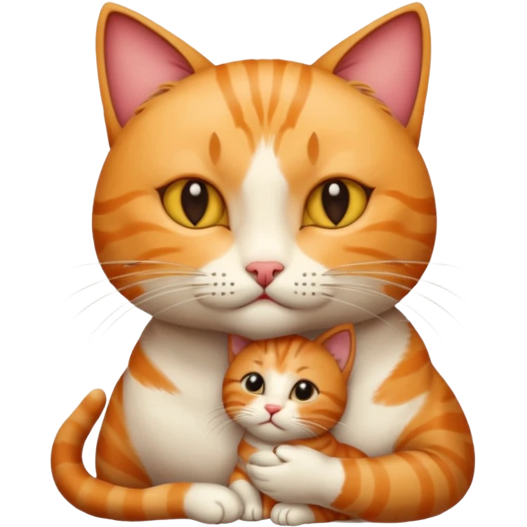 one cat kiss u're mom emoji