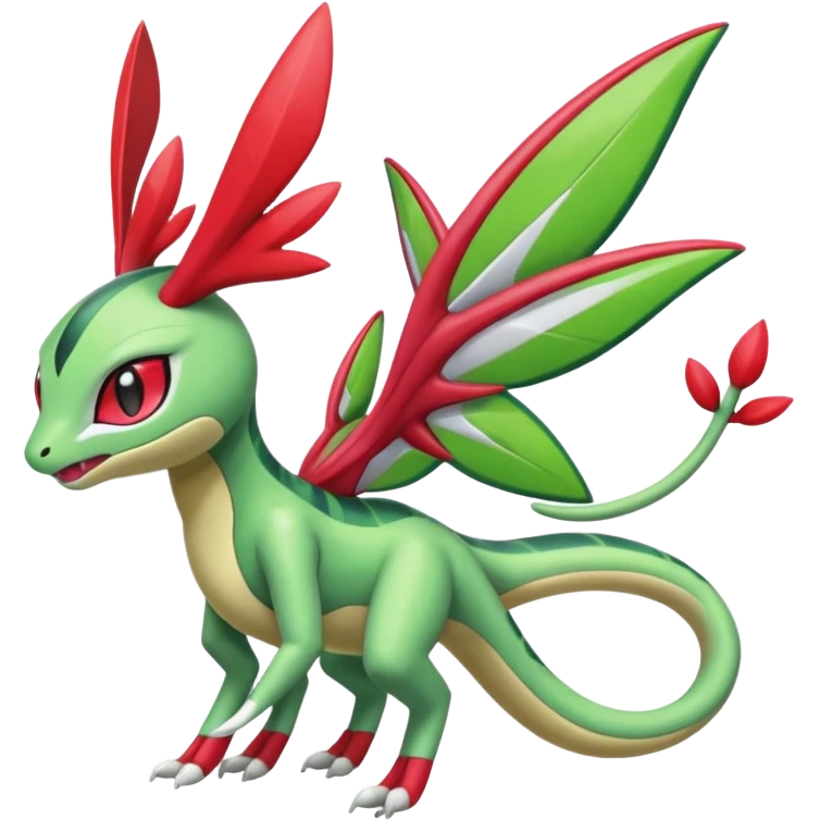 Meloetta-Flygon-Vibrava-Genesect-Gatomon-Pteromon-hybrid emoji