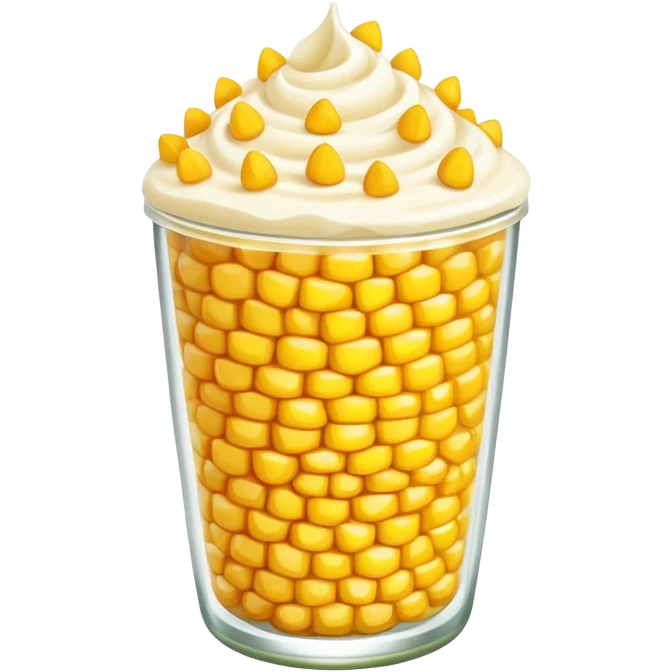 Elote en vaso emoji