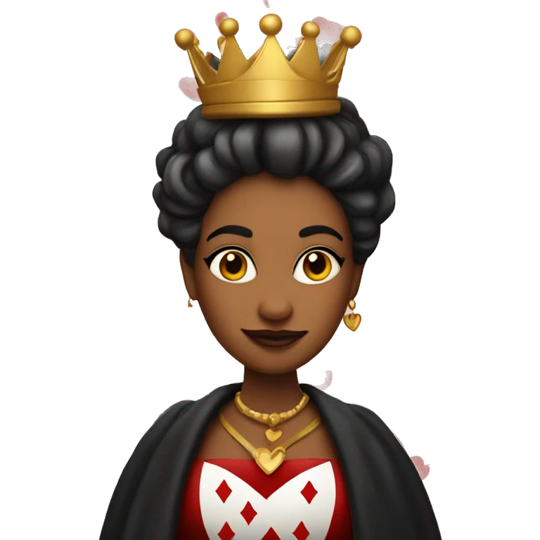 Queen of hearts emoji