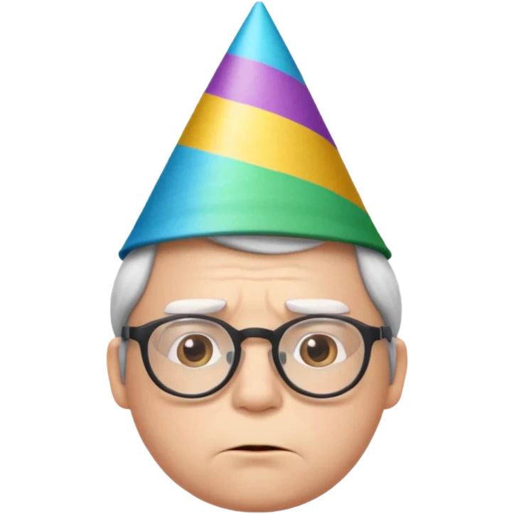 😔+🤓 con copete emoji