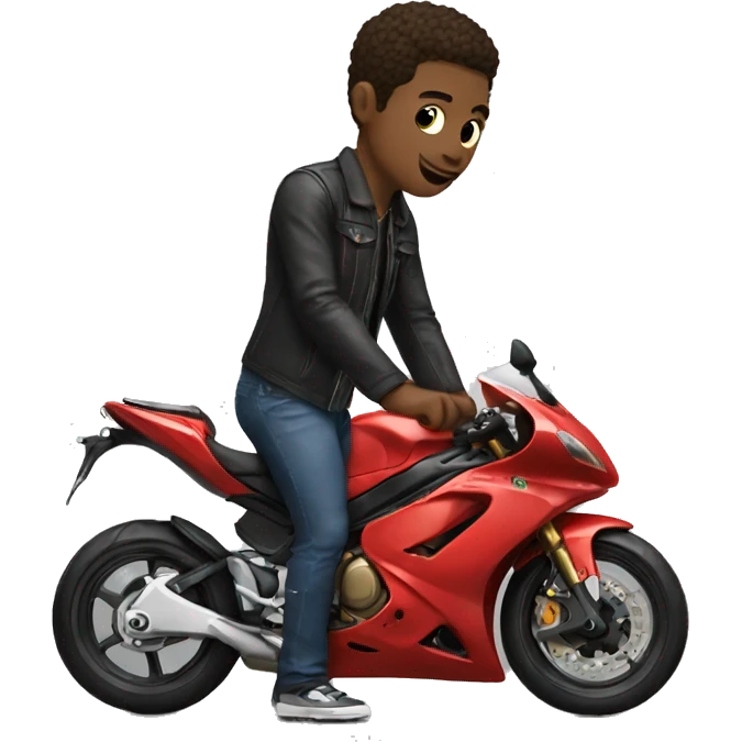 My friend gay and he love the bike emoji