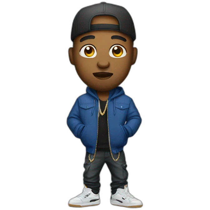 hip hop rapper emoji