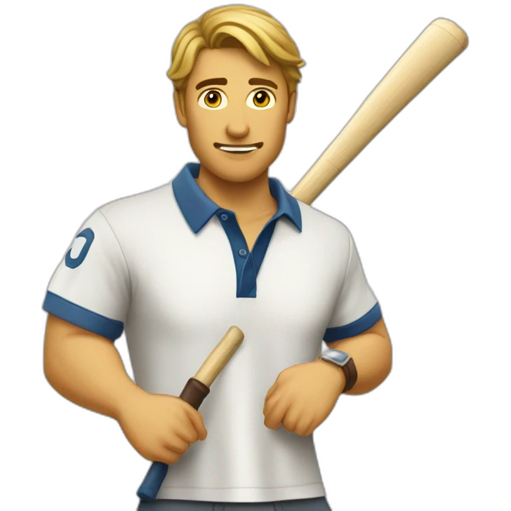 polo qui joue au jeu vidéo emoji