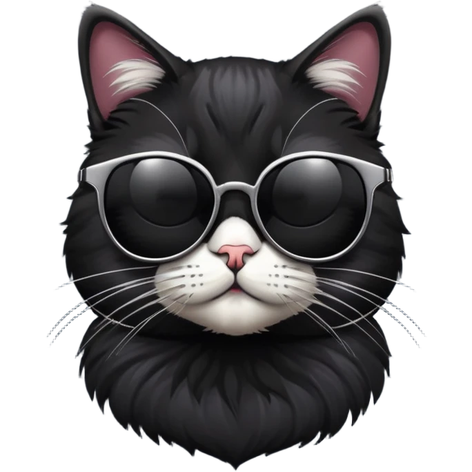 Cat wearing sunglasses emoji