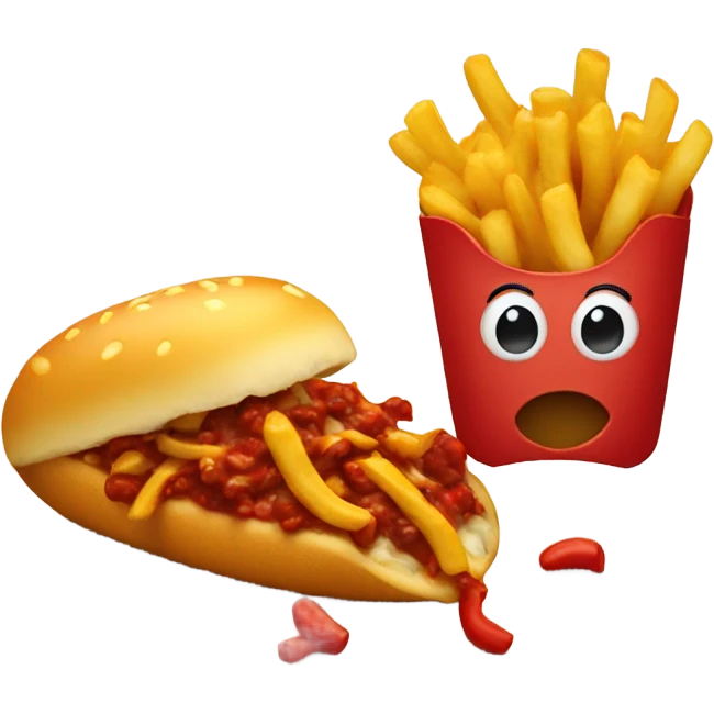 chili and cheese fries emoji