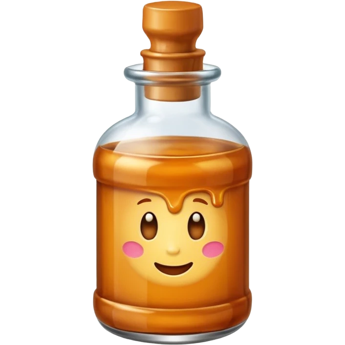 caramel in bottle emoji