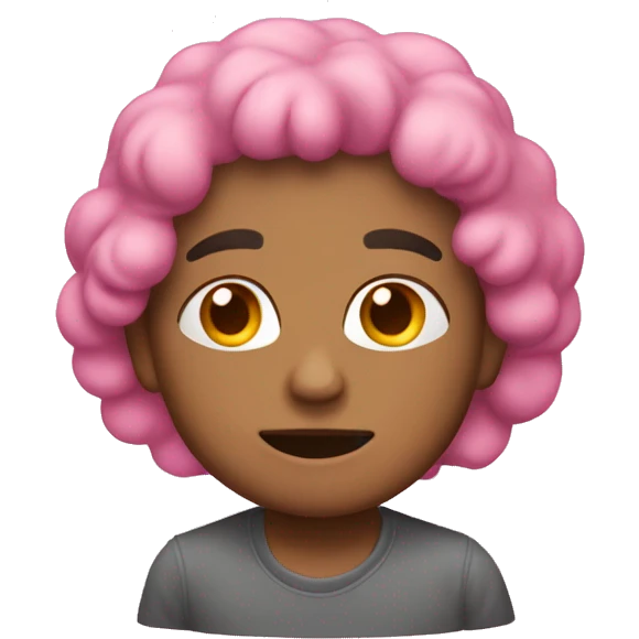 nube color rosado emoji