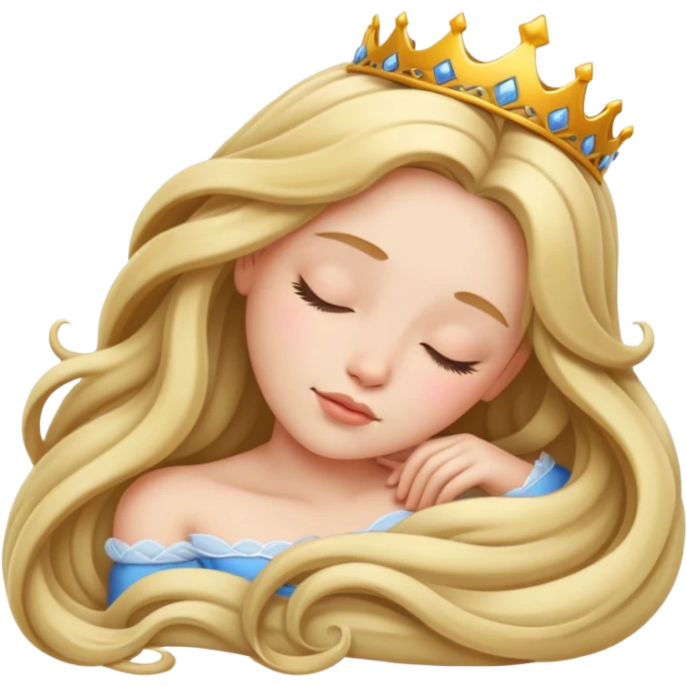 sleeping princess emoji