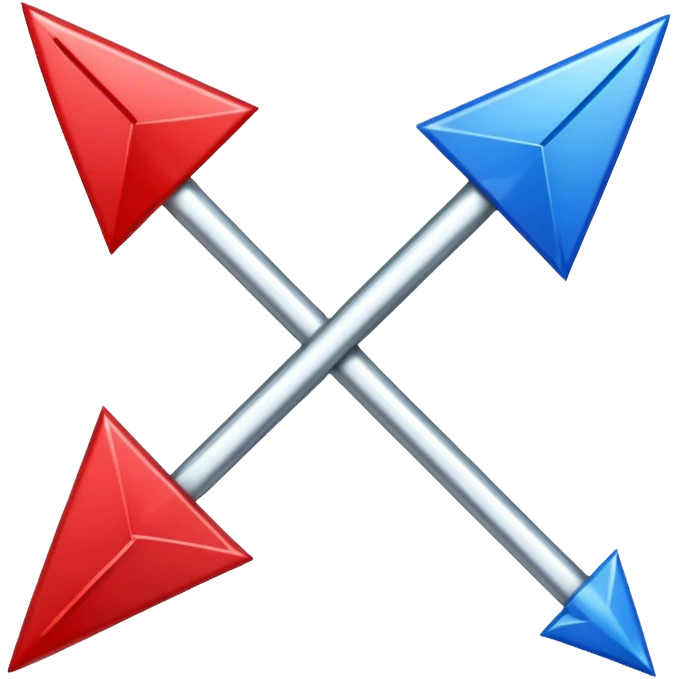 Make me an emoji to my school Holy cross davao college  representing this three colors ❤️💙🤍 make it like an double arrow down. emoji