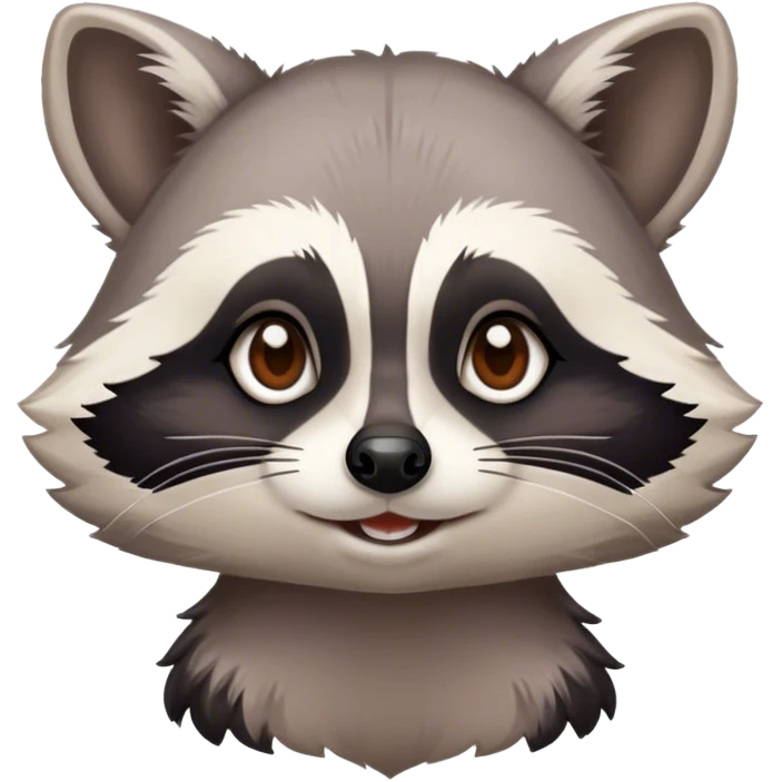 coquette raccoon  emoji