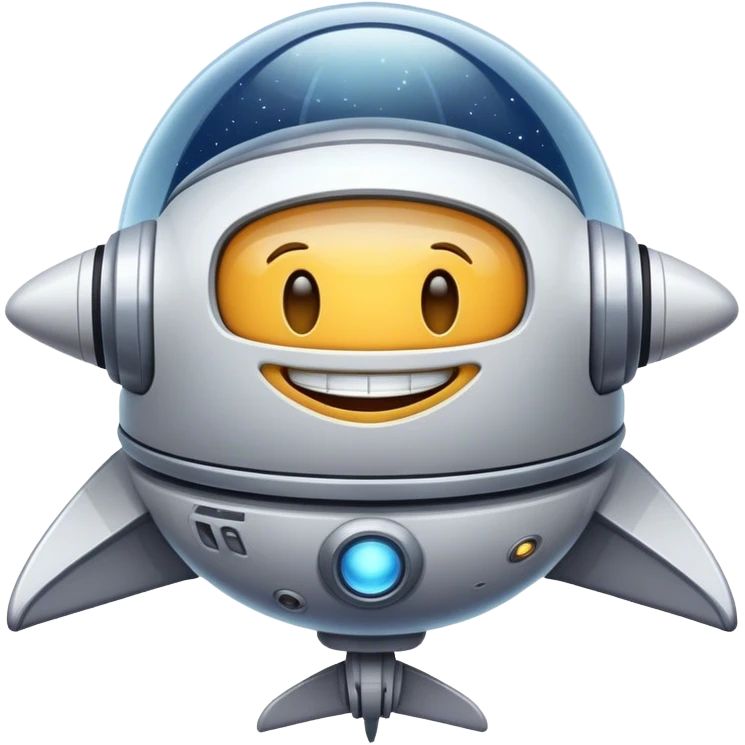 spaceship interestellar funny with laugh emoji