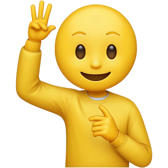 A dabbing emoji emoji