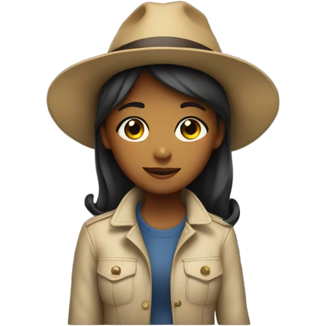 girl wearing a hat  emoji