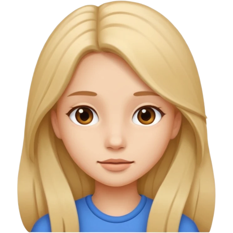 Une fille clean girl emoji