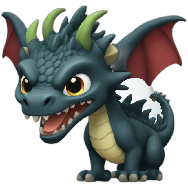 Krokmou dragon emoji