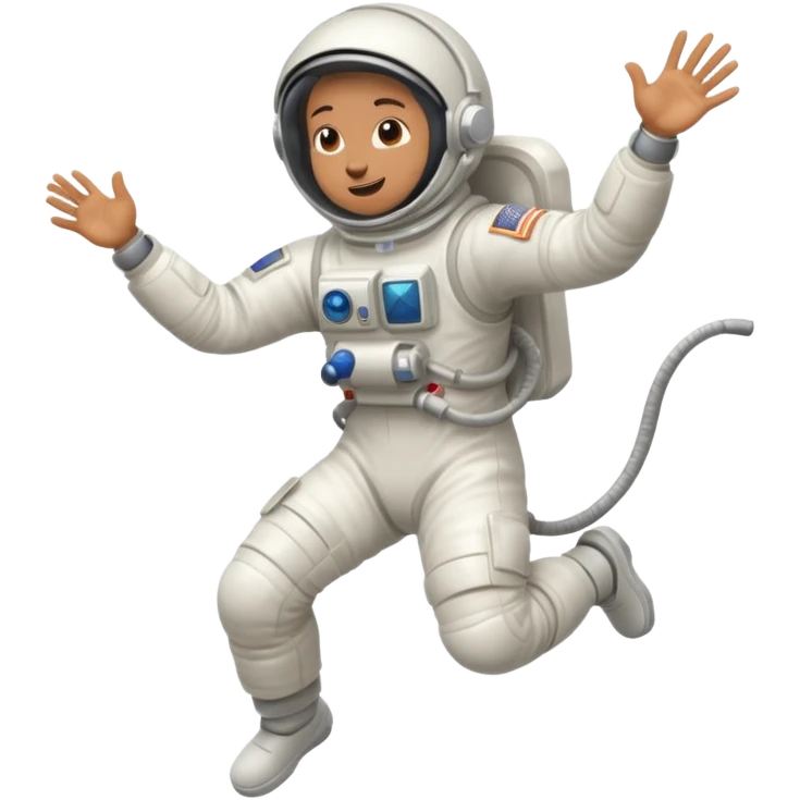 astronaut jumping emoji