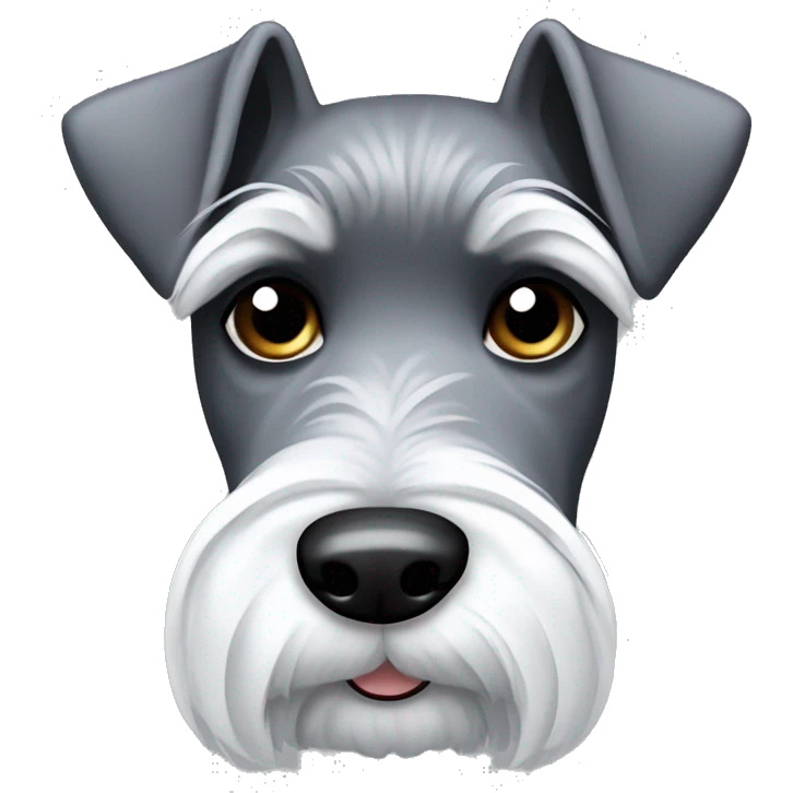 Schnauzer ￼  emoji
