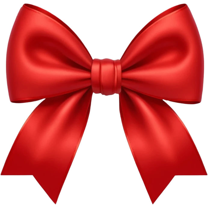 Red bow emoji