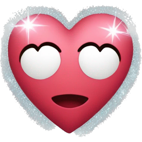 Heart with sparkle emoji