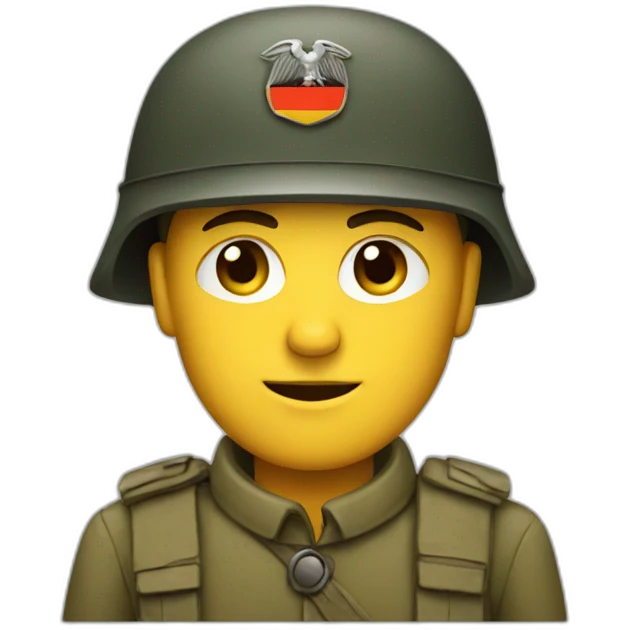a german soldier emoji