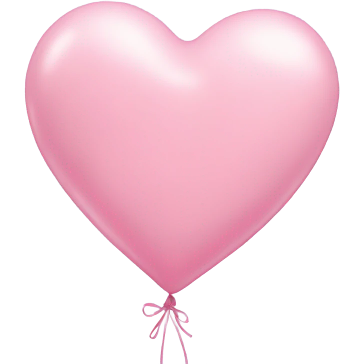 pastel pink heart balloons emoji
