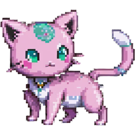 Mew Pokemon floating emoji