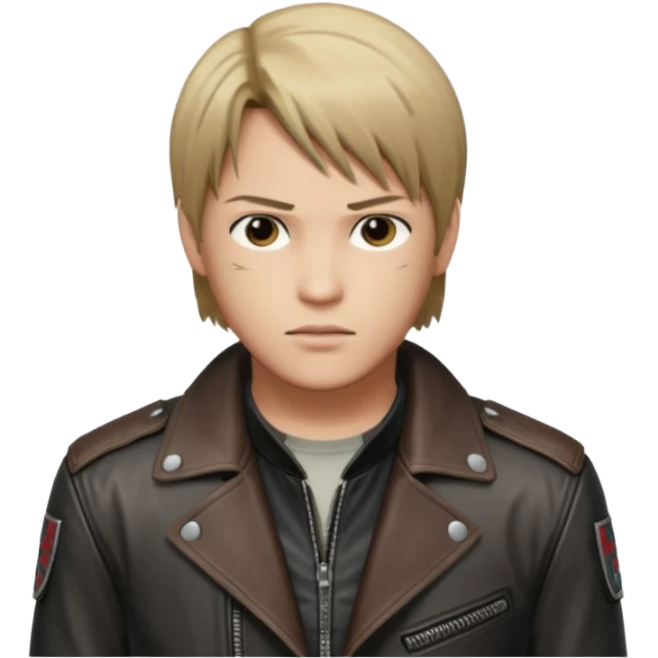 Leon Kennedy from resident evil 4 remake emoji