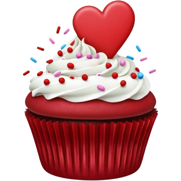 valentine’s day cupcake emoji