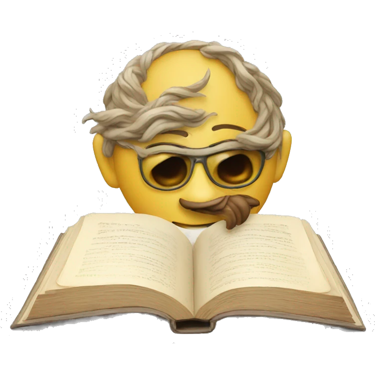 Crea un emoji de un libro sobre historia  emoji