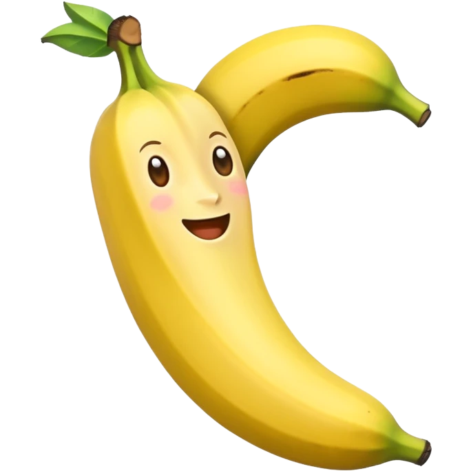 Quiero que hagas a una banana animada  emoji